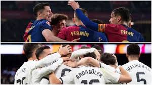 Barcelona and Real Madrid Compete
