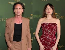 Aimee Lou Wood and Walton Goggins signal